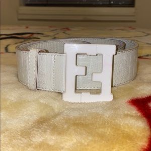 white fendi belt men's